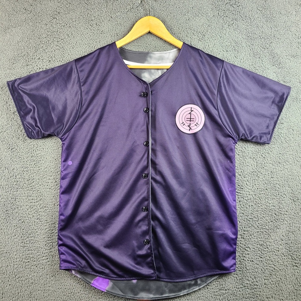BTSM Black Tiger Sex Machine DJ Naruto Reversible Jersey Purple Grey Small